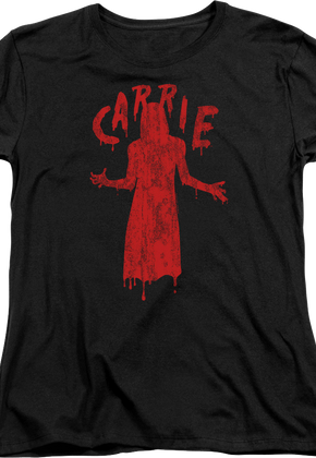 Womens Dripping Blood Carrie Shirt