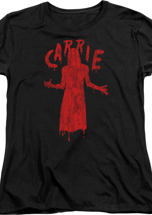 Womens Dripping Blood Carrie Shirt - main product image