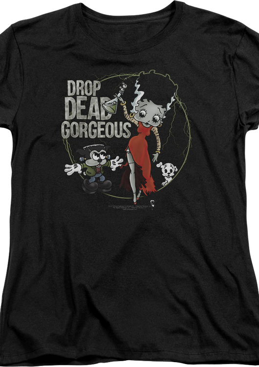 Womens Drop Dead Gorgeous Betty Boop Shirt - main product image