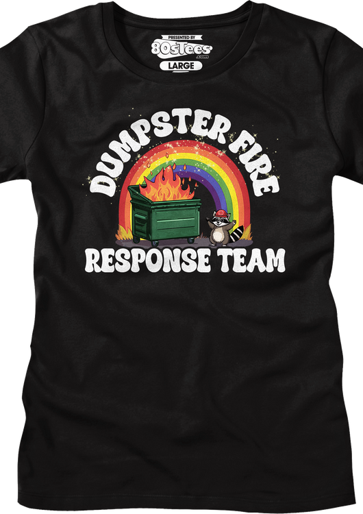 Womens Dumpster Fire Response Team Shirt - main product image