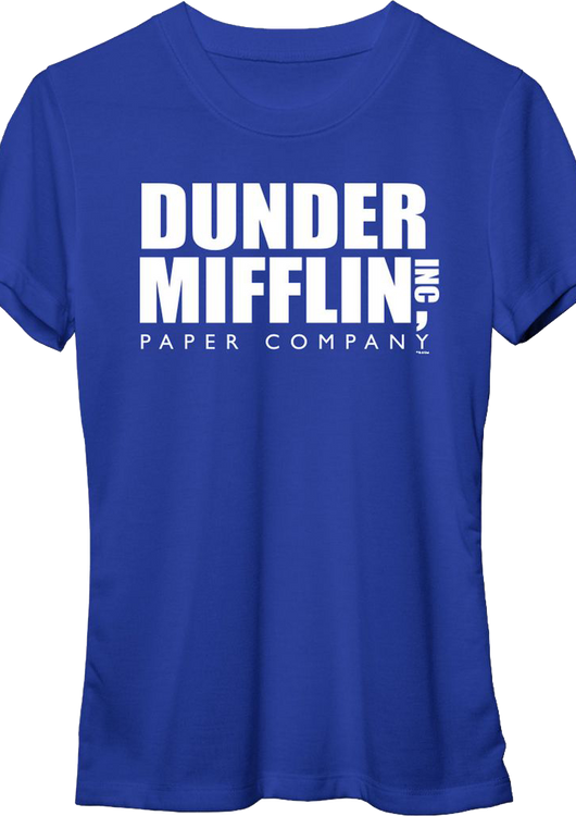 Womens Dunder Mifflin The Office Shirt - main product image