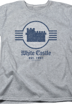 Womens Est. 1921 White Castle Shirt