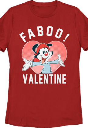 Womens Faboo Valentine Animaniacs Shirt