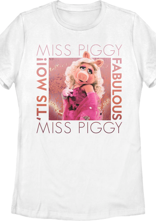 Womens Fabulous Miss Piggy Muppets Shirt - main product image