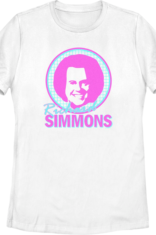 Womens Face Logo Richard Simmons Shirtmain product image