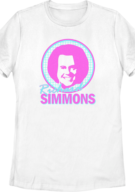 Womens Face Logo Richard Simmons Shirt - main product image