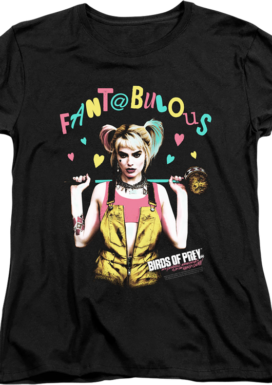 Womens Fantabulous Harley Quinn Birds Of Prey Shirt - main product image