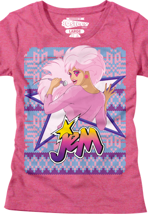 Womens Faux Knit Jem Christmas Shirt
