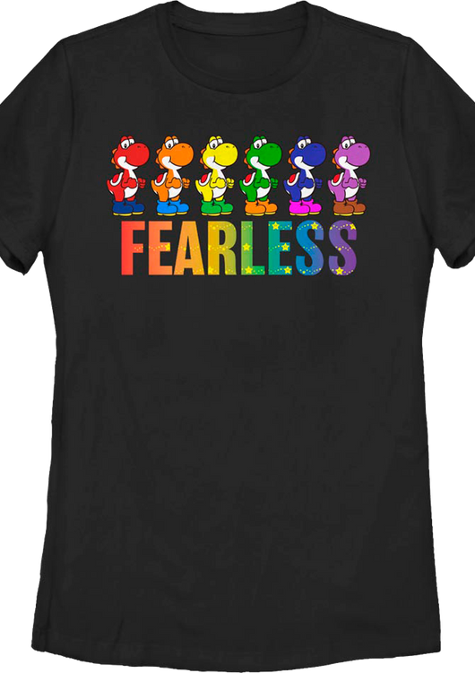 Womens Fearless Yoshi Super Mario Bros. Shirt - main product image