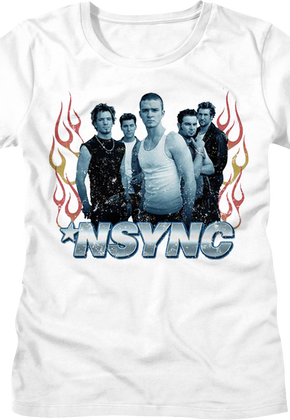 Womens Flames NSYNC Shirt