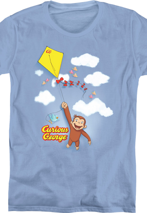 Womens Fly a Kite Curious George Shirt