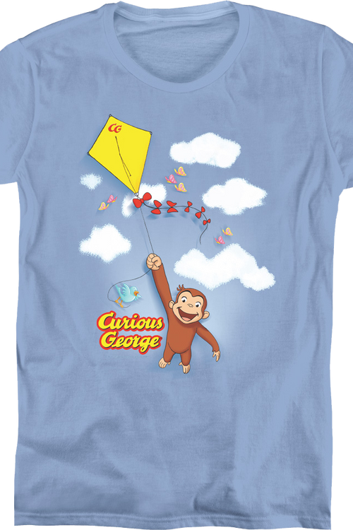 Womens Fly a Kite Curious George Shirt - main product image