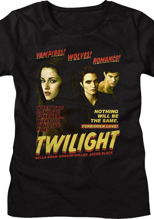 Womens Forbidden Love Twilight Shirt - main product image