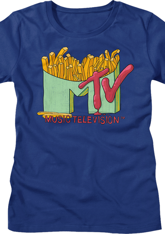 Womens French Fries Logo MTV Shirt - main product image