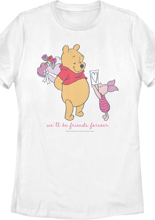 Womens Friends Forever Winnie The Pooh Shirt - main product image