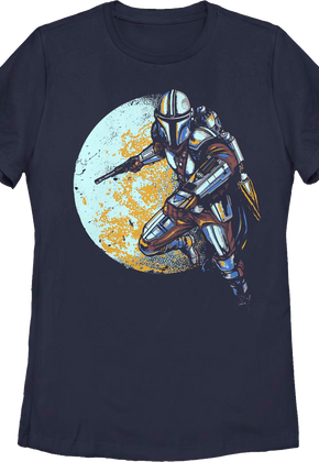 Womens Full Moon The Mandalorian Star Wars Shirt
