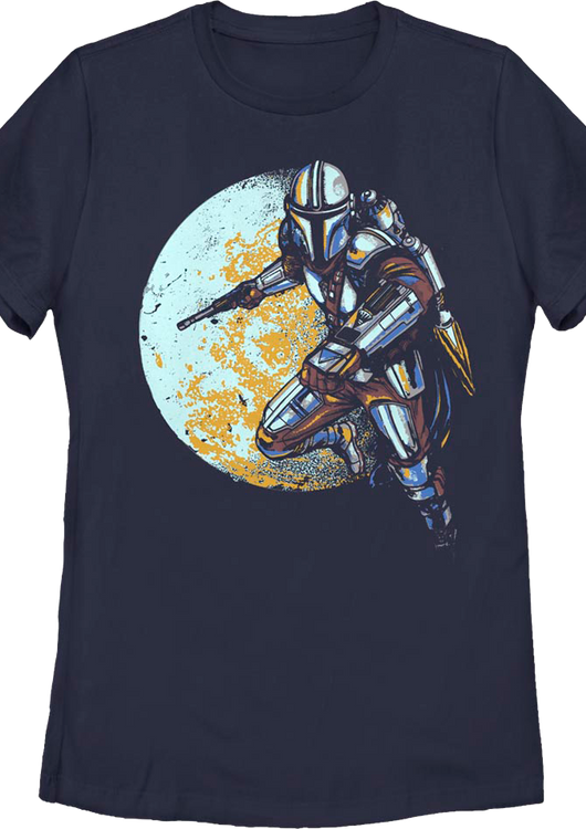Womens Full Moon The Mandalorian Star Wars Shirt - main product image