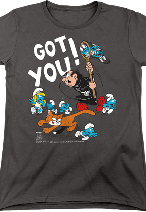 Womens Gargamel and Azrael Got You Smurfs Shirt