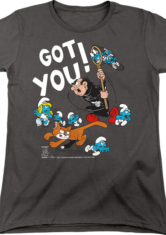 Womens Gargamel and Azrael Got You Smurfs Shirt - main product image