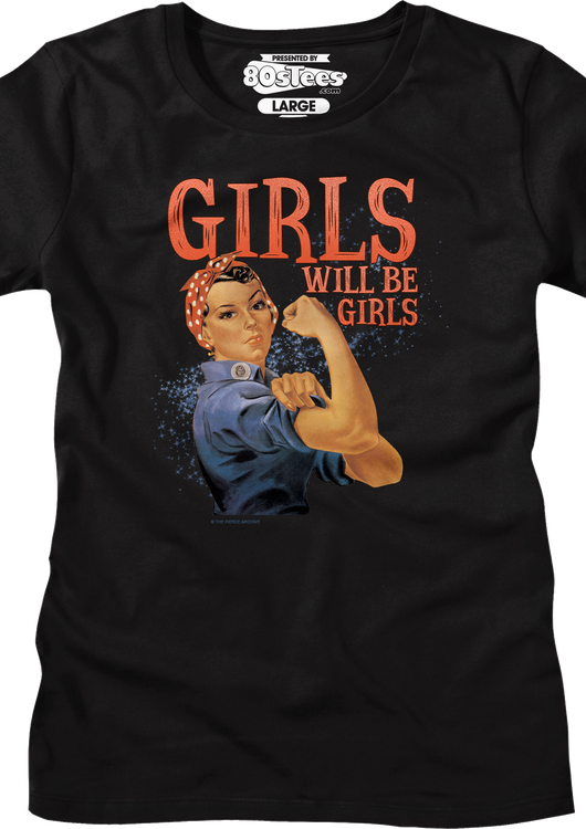 Womens Girls Will Be Girls Flex Shirt - main product image