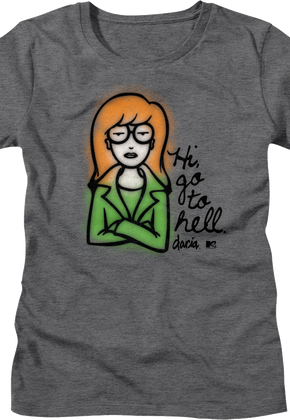 Womens Go To Hell Daria Shirt