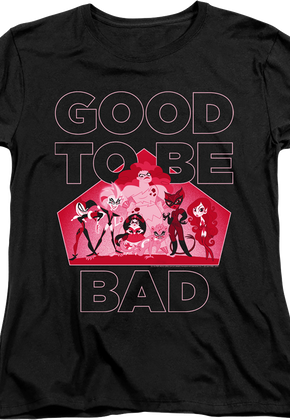 Womens Good To Be Bad DC Super Hero Girs Shirt