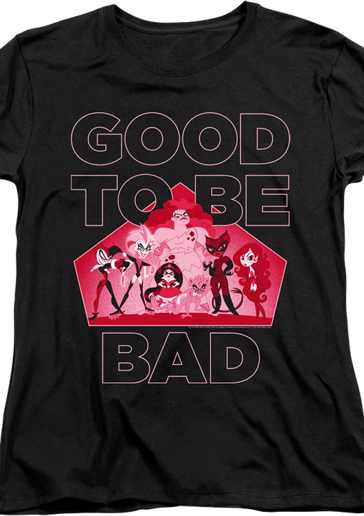 Womens Good To Be Bad DC Super Hero Girs Shirt - main product image
