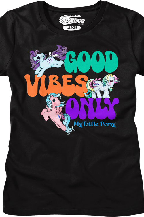 Womens Good Vibes Only My Little Pony Shirtmain product image