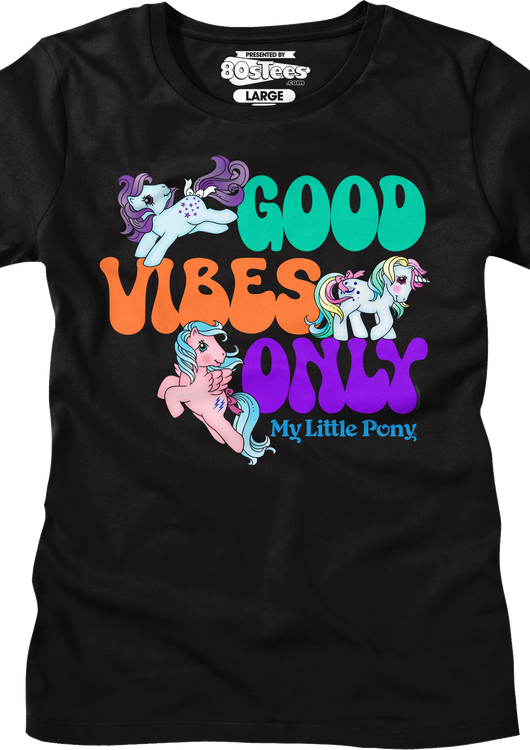 Womens Good Vibes Only My Little Pony Shirt - main product image