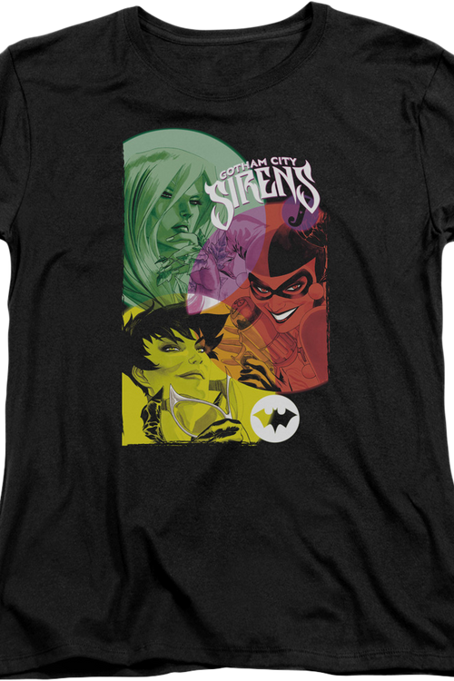 Womens Gotham City Sirens DC Comics Shirt - main product image