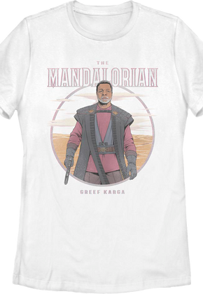 Womens Greef Karga Illustration The Mandalorian Star Wars Shirt