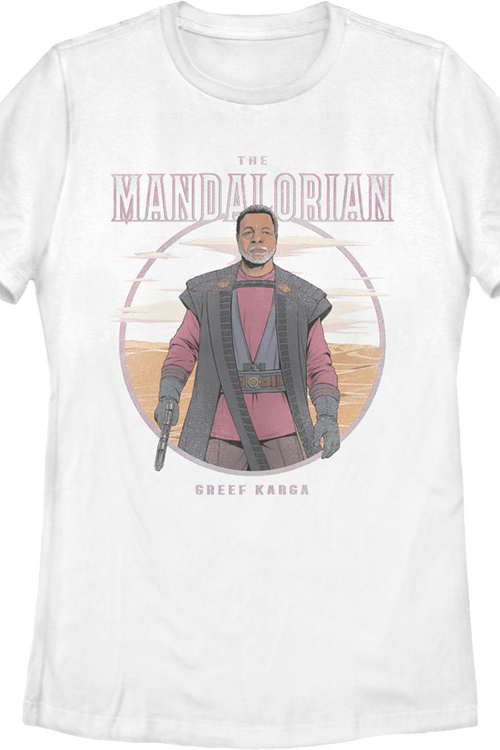 Womens Greef Karga Illustration The Mandalorian Star Wars Shirtmain product image