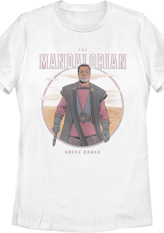 Womens Greef Karga Illustration The Mandalorian Star Wars Shirt - main product image