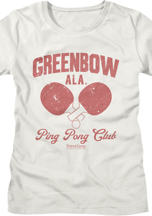 Womens Greenbow Ping Pong Club Forrest Gump Shirt - main product image