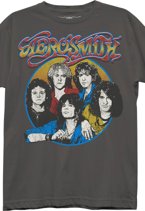 Womens Group Photo Aerosmith Shirt