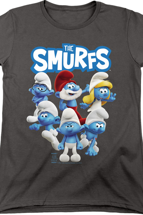 Womens Group Photo Smurfs Shirtmain product image