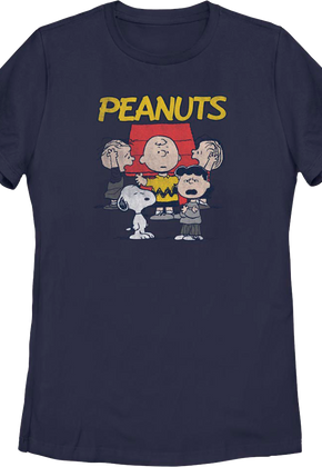 Womens Group Picture Peanuts Shirt