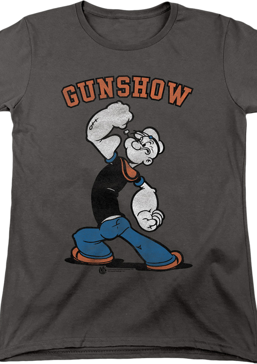 Womens Gunshow Popeye Shirt - main product image