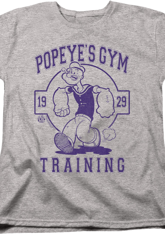 Womens Gym Training Popeye Shirt - main product image