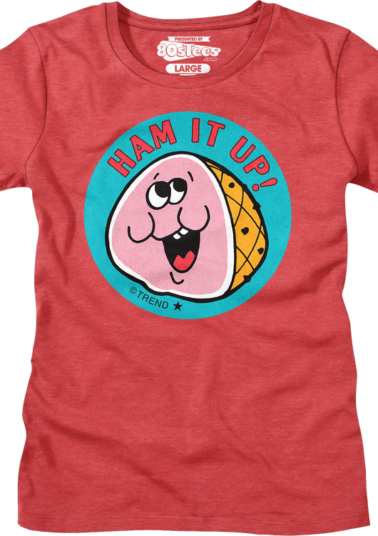 Womens Ham It Up Scratch N Sniff Shirt - main product image