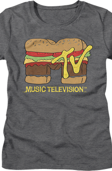 Womens Hamburger Logo MTV Shirt