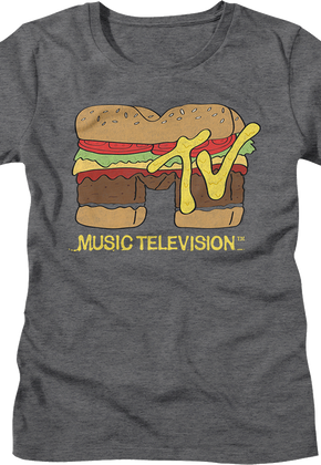 Womens Hamburger Logo MTV Shirt