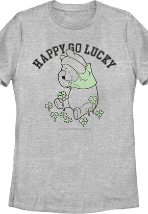 Womens Happy Go Lucky Winnie The Pooh Shirt