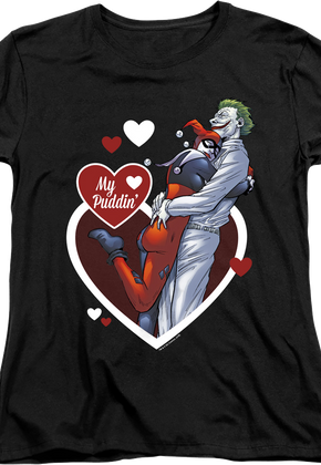 Womens Harley Quinn And The Joker My Puddin' DC Comics Shirt