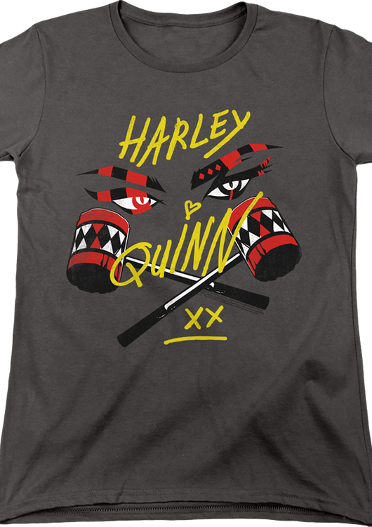 Womens Harley Quinn Eyes Birds Of Prey Shirt - main product image