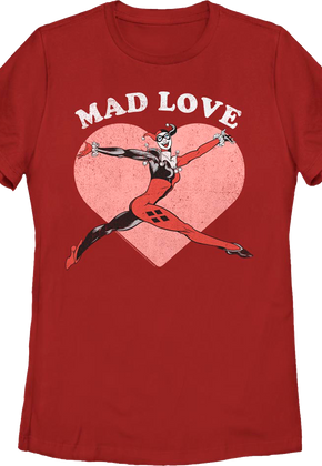 Womens Harley Quinn Mad Love DC Comics Shirt