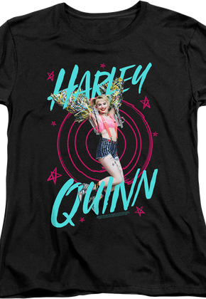 Womens Harley Quinn Target Birds Of Prey Shirt