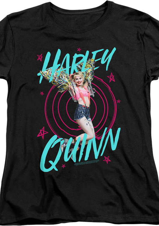 Womens Harley Quinn Target Birds Of Prey Shirt - main product image