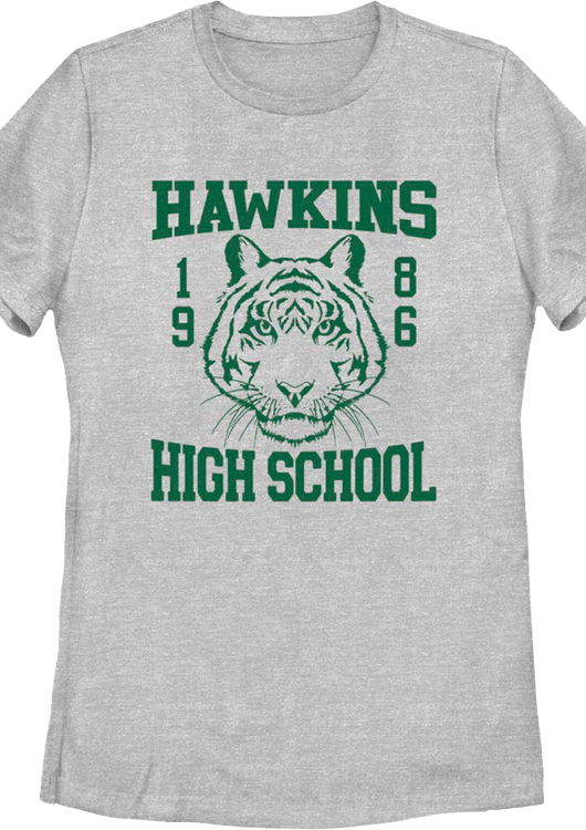 Womens Hawkins High School Tigers 1986 Stranger Things Shirt - main product image