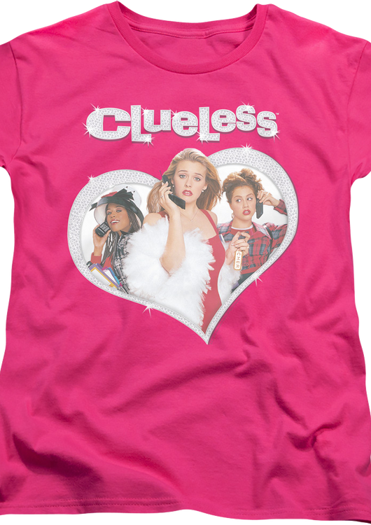 Womens Heart Clueless Shirt - main product image